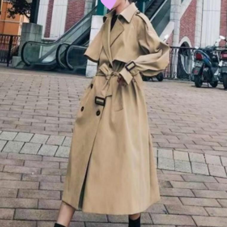 어텀 무드 클래식 트렌치코트 여성용 가을 아우터 롱 코트 데일리 오피스룩 하객룩 스타일리시한 외투