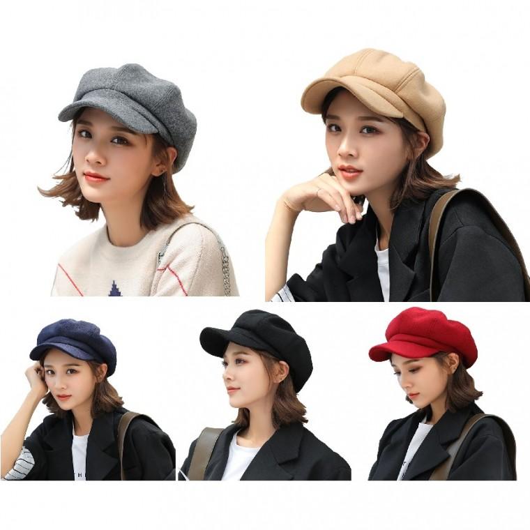 가을 겨울 모직 솔리드 마도로스 빵모자 패션모자 CW00318