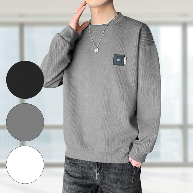 롱슬리브 긴팔티 남자 봄 레이어드 데일리 가을 티셔츠
