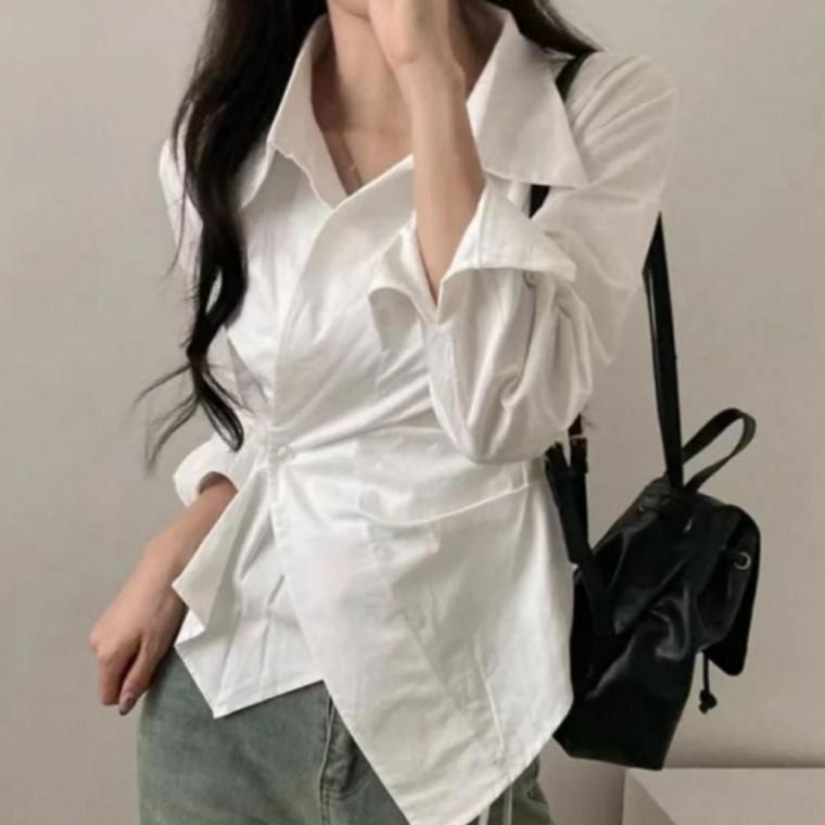 여성 블라우스 셔츠 심플 오피스 봄가을