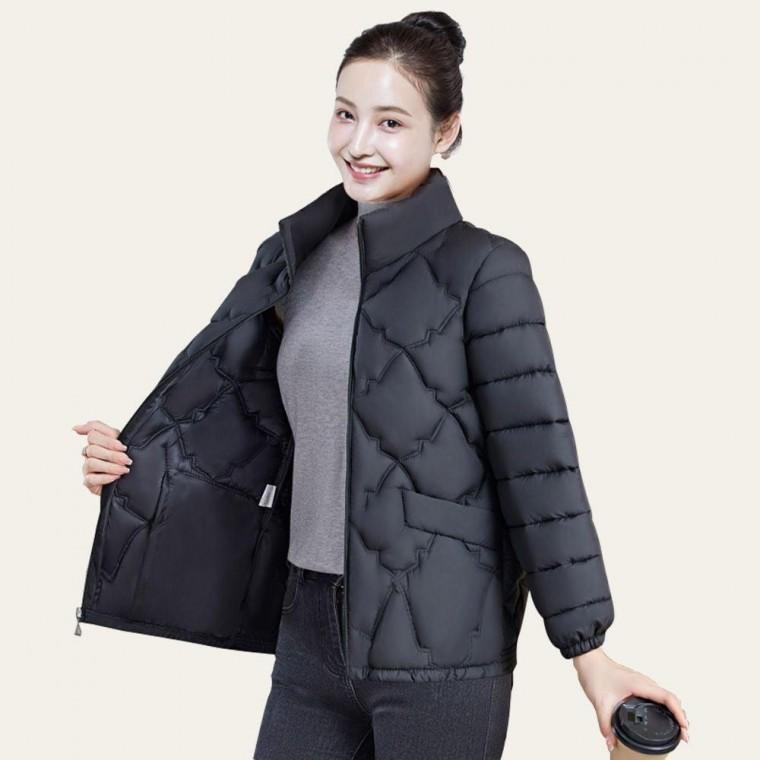 여성 경량 숏패딩 간절기 데일리 퀼팅 하프 점퍼 자켓 가을 경량 간절기아우터 겨울 누빔 숏 여자 잠바