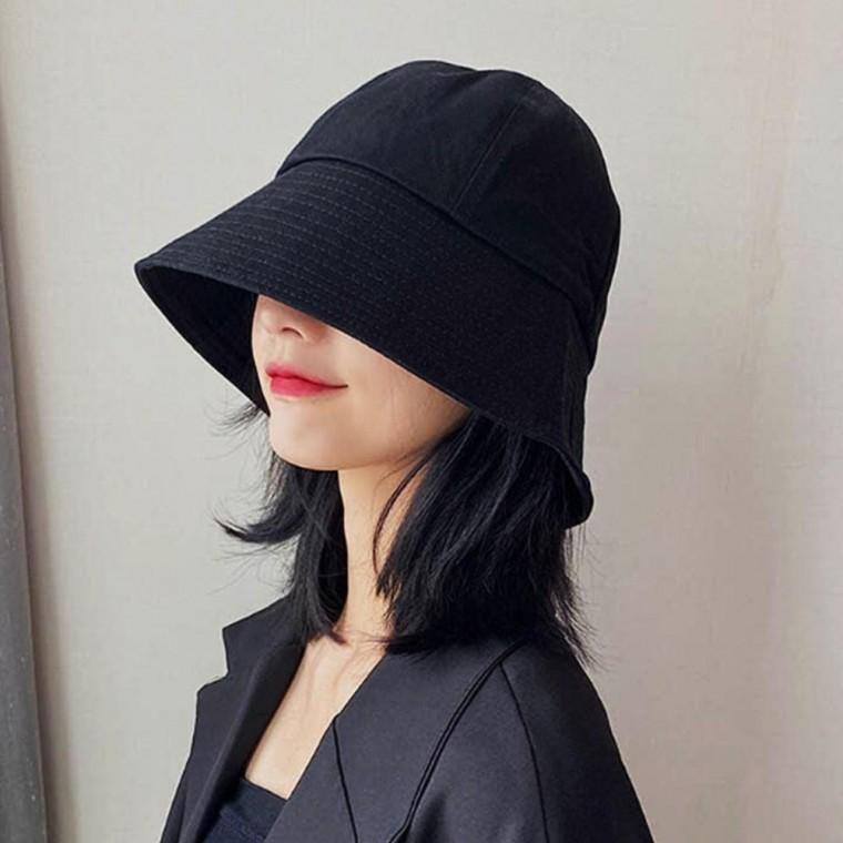 여자 버킷햇 무지 벙거지 봄 여름 가을 모자 여성 여자 남자 얼굴소멸모자 벙거지 작은얼굴모자