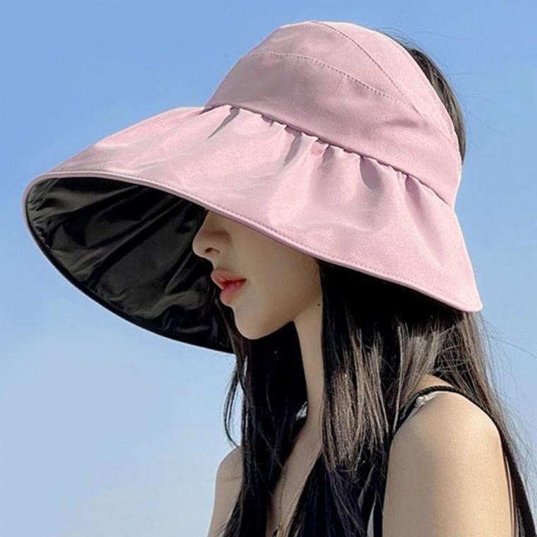 돌돌이암막 썬캡 여성 선바이저 버킷햇 여성 봄 여름 가을 신혼여행 벙거지 산책 등산 골프 비치 모자