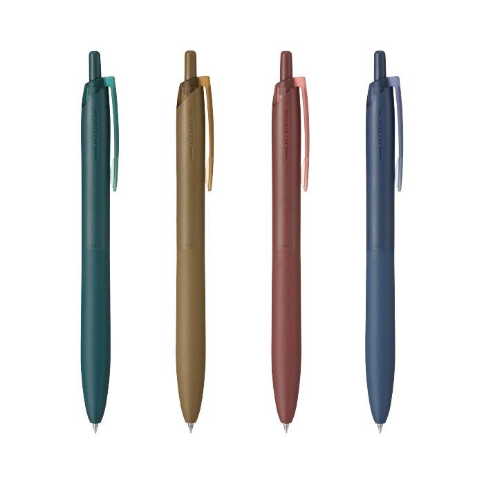 유니볼 제트스트림 라이트터치 볼펜 가을에디션 0.5mm 한정판 4개입