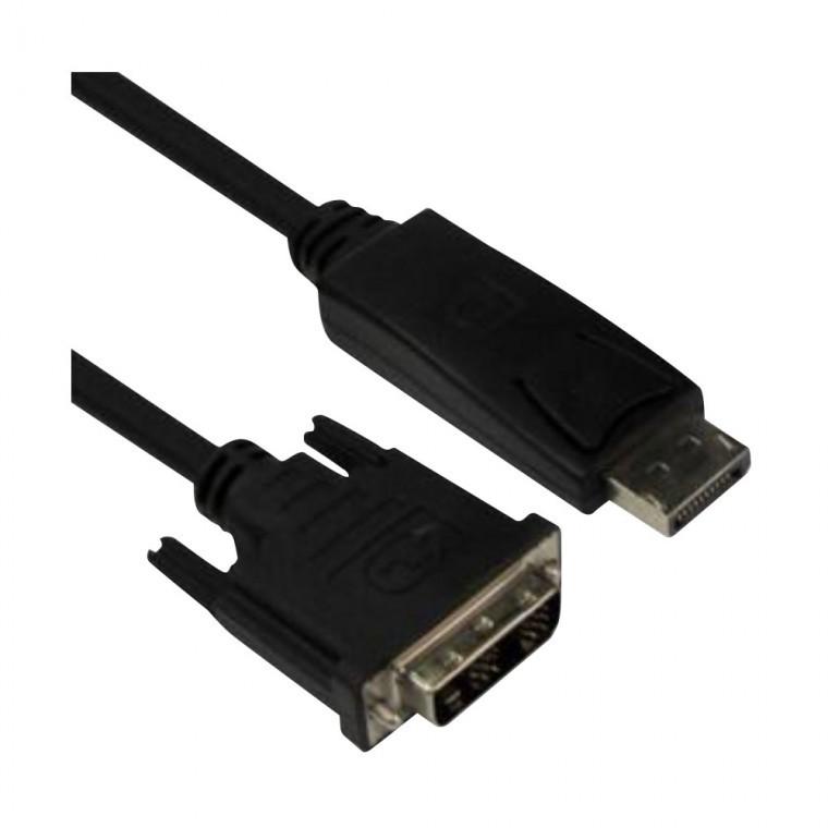 DP to DVI 디스플레이포트 케이블 1.8M 블랙