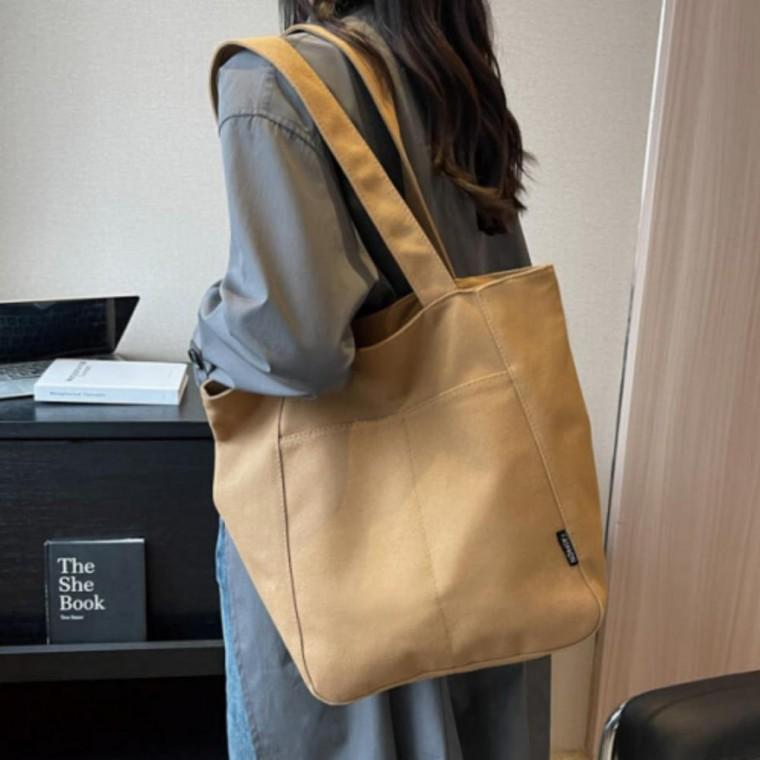빅사이즈 숄더백 데일리 캔버스 에코백 가방 빅 보부상