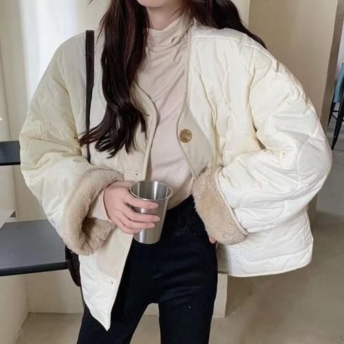 뽀글이 패딩 리버시블 양면 점퍼 자켓