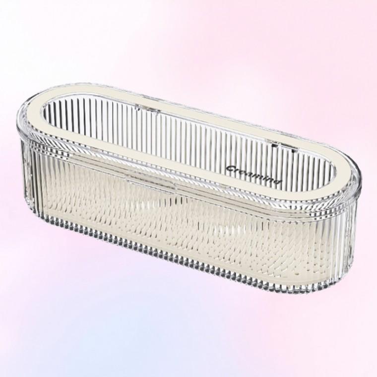 뚜껑 있는 수저통 수저정리 물빠짐 수납함 주방용품