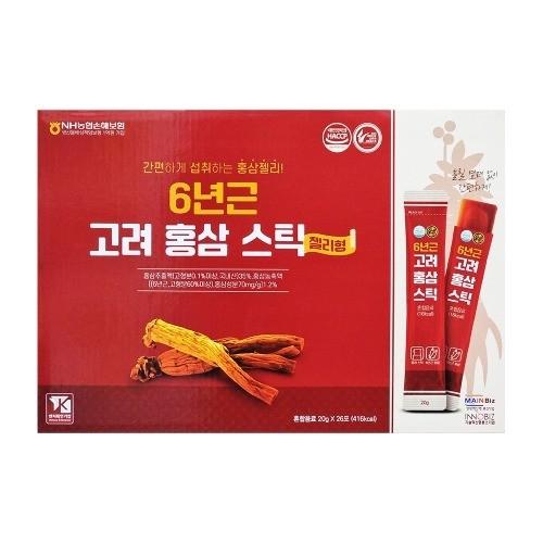 더존건강 - 6년근 고려 홍삼 스틱 20g x 26포