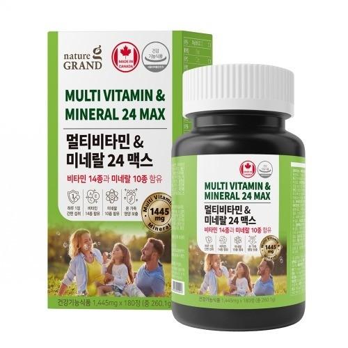 네이처그랜드 - 멀티비타민&미네랄24 맥스 1445mg x 180정
