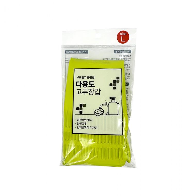 크린랩 다용도 고무장갑(대)-5개 고무장갑 주방장갑 김장 주방고무장갑