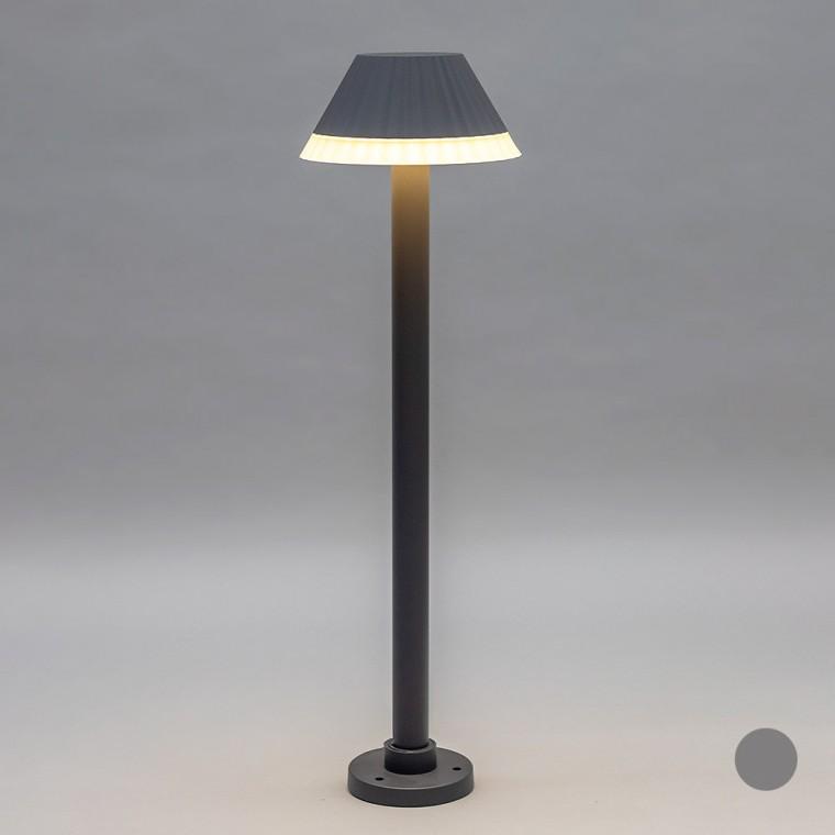 LED 리쇼 정원등 H600 그레이 12W 일체형 잔디등 수목투사등 전기 외부 야외 가로등 전구색