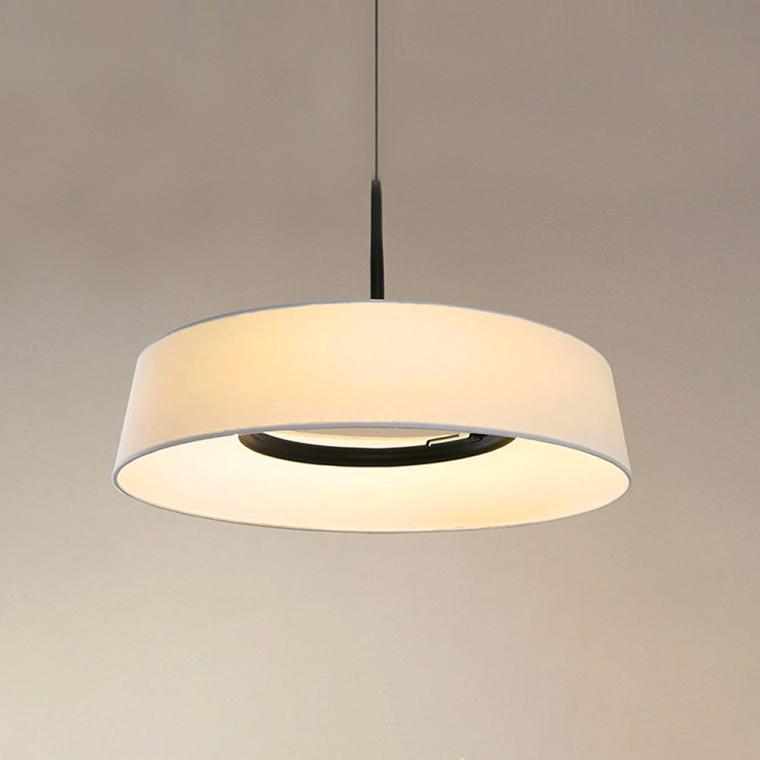 LED 디바 패브릭 펜던트 10W 일체형 식탁등 주방 갓 화이트 심플 부억등 팬던트 전통 한옥 인테리어