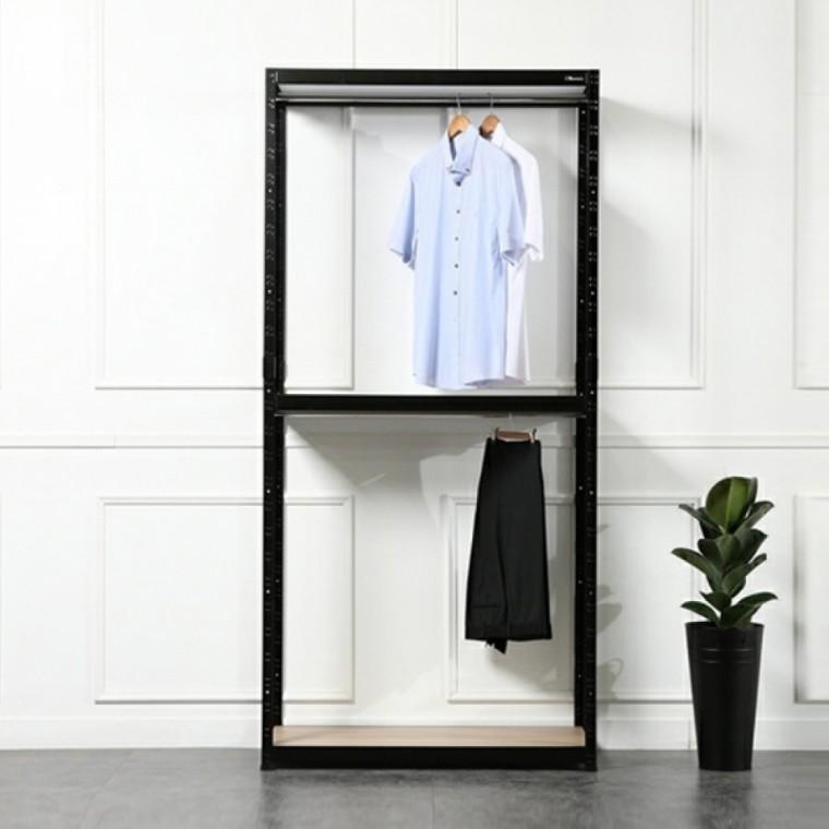 조립식 철제 조립 행거 시스템 앵글 선반 행거 옷걸이 수납장
