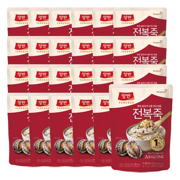 동원 양반 전복죽 420g 24개