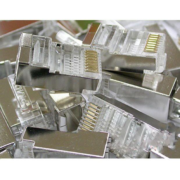 CAT.5E RJ 45 8P8C 플러그 고급형100개 커넥터