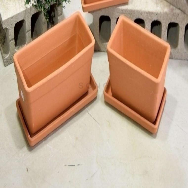 토분 40x18x16cm 받침셋트 직사각 토분 이탈리아 토기 화분 그리스 미니토분 이태리토기화분 이태리토분 직