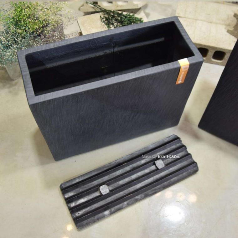 화분 80x30x68cm 넓은화분 대형사각화분 직사각화분 플라스틱직사각화분 거실화분