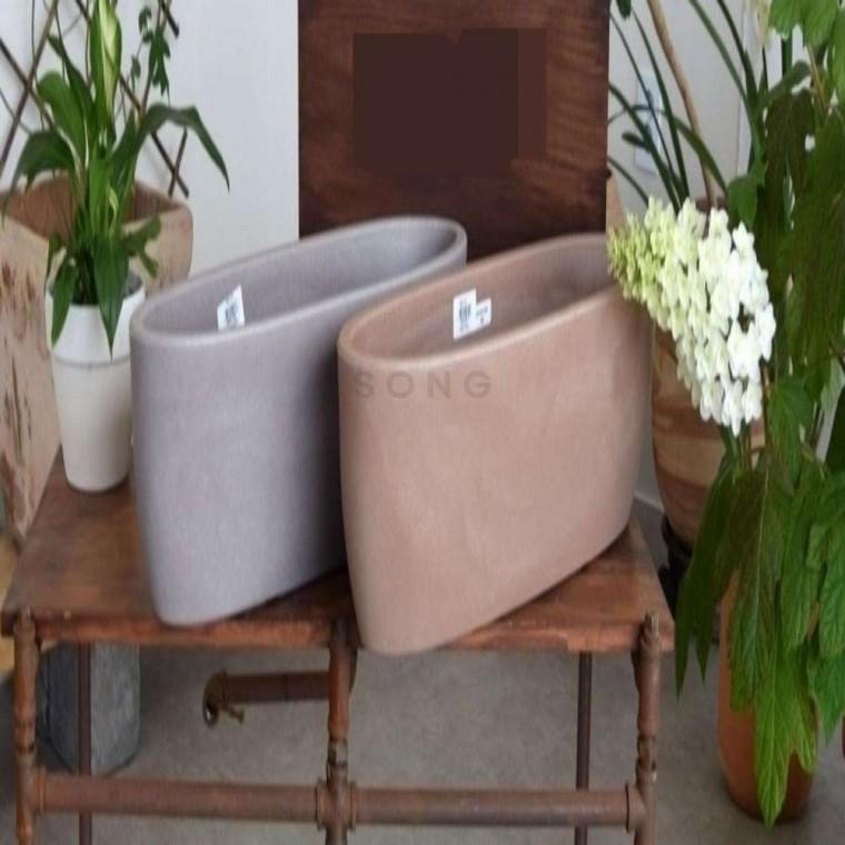 화분 60x20x18cm 가벼운화분 분갈이화분 플라스틱토분 가로로긴화분 모던화분