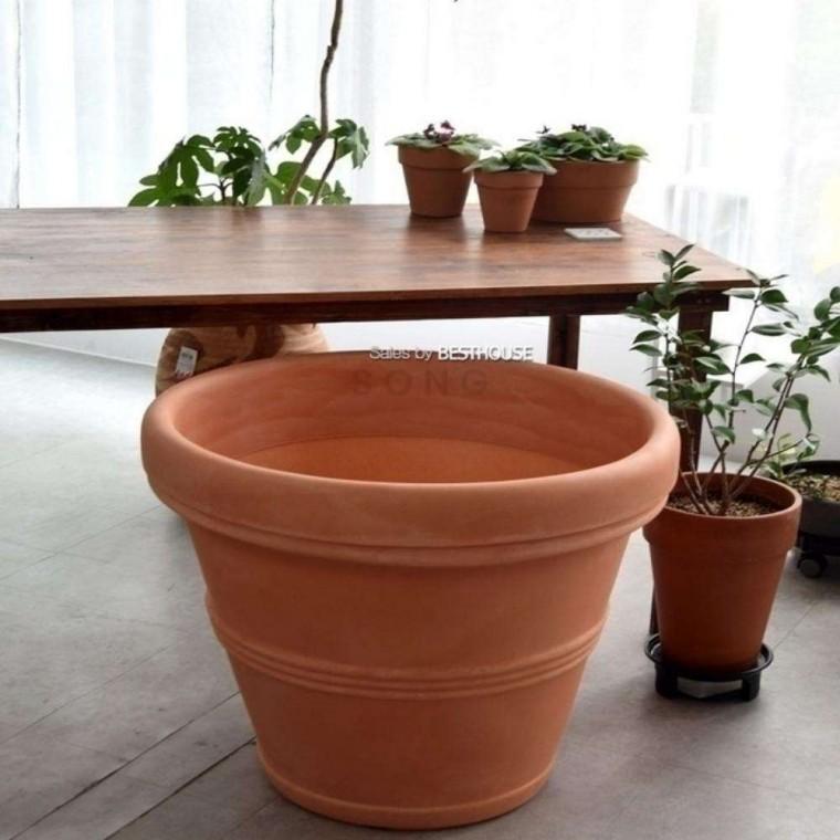화분R0175 75x61cm 대형화분 대형플라스틱화분 나무화분 특대형화분 카페화분