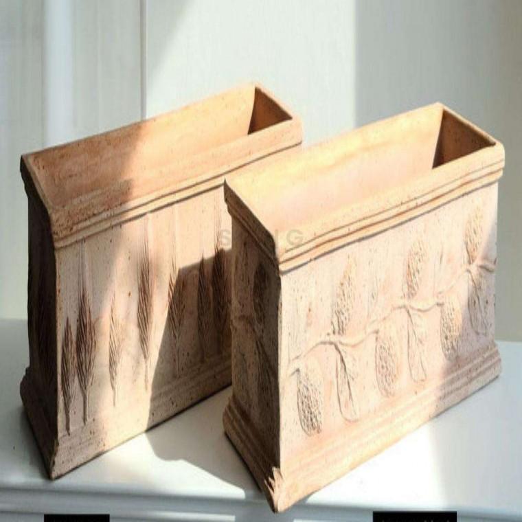 수제토분42x14x15cm 사각화분 이태리토분 넓은화분 거실화분 이태리화분