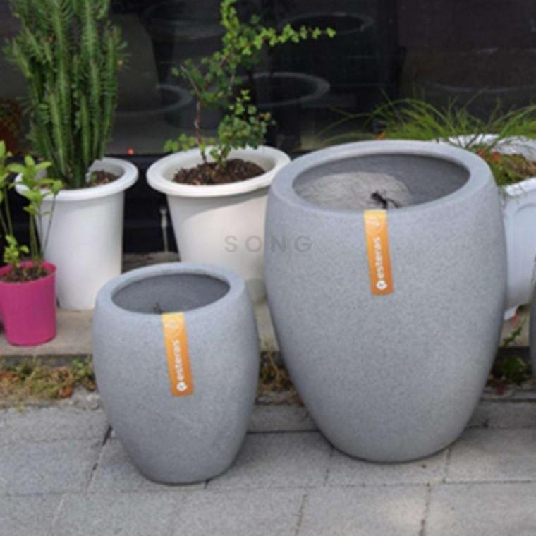 대형화분 37x45cm 테라스텃밭 나무화분 야외대형화분 야외화분 정원화분