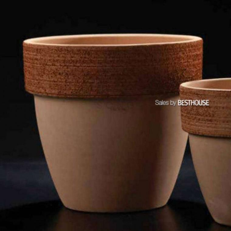 바소 35x30cm 초코 모던화분 인테리어토분 심플한화분 이태리토분대형 이태리토분화분