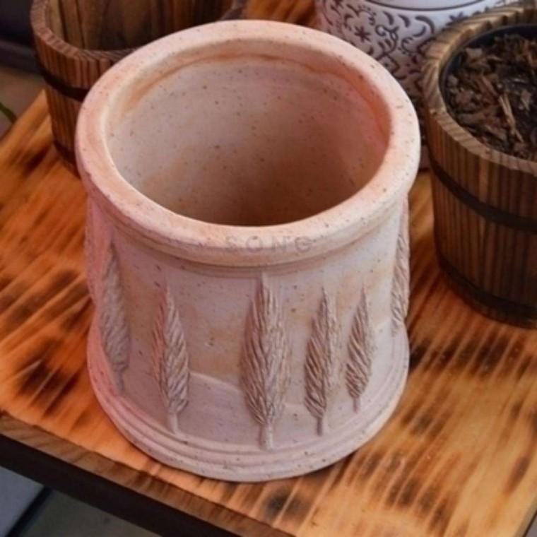 수제토분 20x18cm 정원 화분 북유럽 안방 테라스 다육이 인테리어화분 모던화분 레스토랑화분 북유럽화분