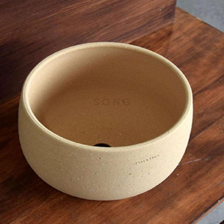 토분 20x17cm 작은화분 빈티지토분 분재화분 디자인화분 동그란화분