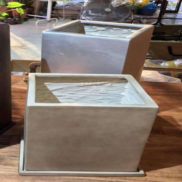 24x24x52cm 화분 대형플라스틱화분 예쁜화분 플랜테리어 가벼운화분 사각화분