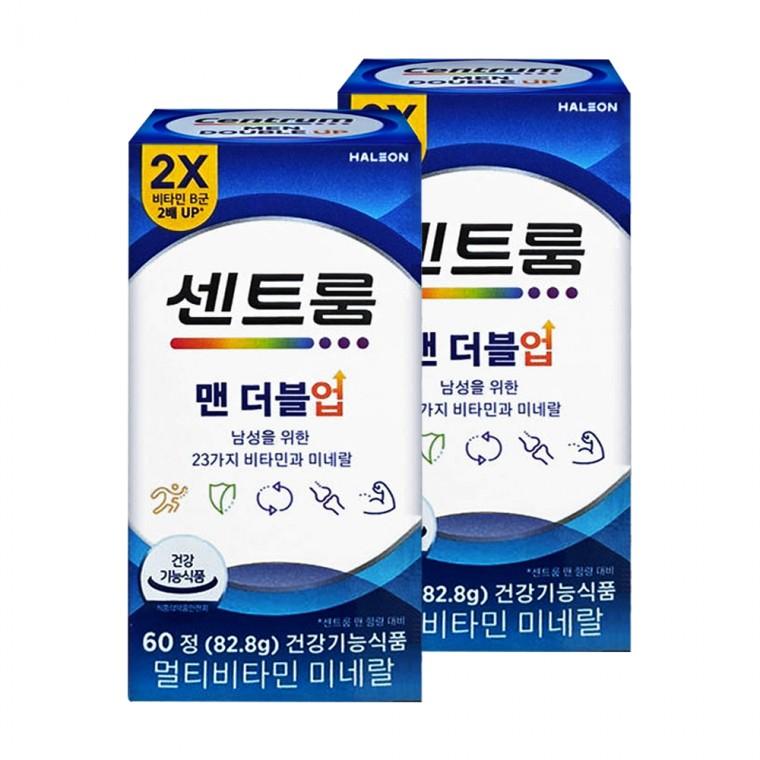 센트룸 맨 더블업 1380mg x 60정 2개