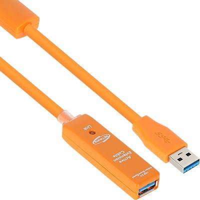 USB3.1 연장 리피터 케이블 전원아답터포함 15m