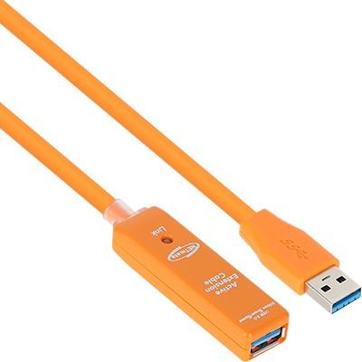 USB3.1 연장 리피터 케이블 7m 전원아답터포함