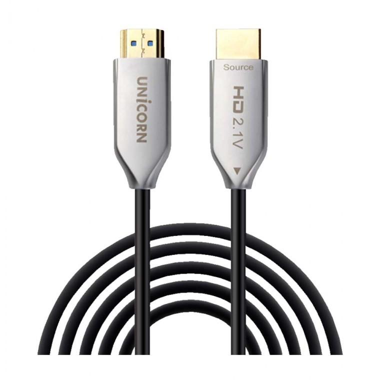 8K HDMI 하이브리드 광케이블 2.1V 20M 미러링 고화질 대형화면 48GBPS 노트북 데스크탑 PC 컴퓨터