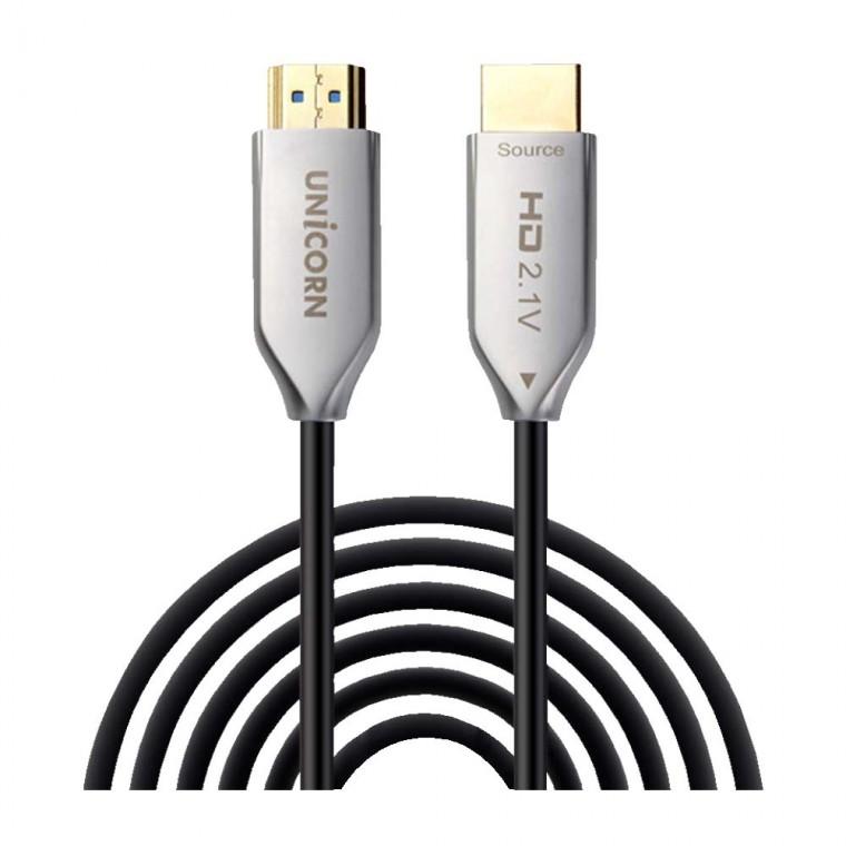 8K HDMI 하이브리드 광케이블 2.1V 30M 미러링 고화질 대형화면 48GBPS 노트북 데스크탑 PC 컴퓨터