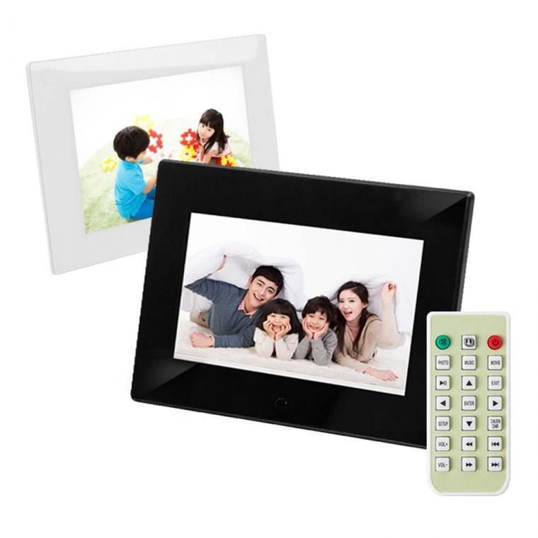 USB2.0 8인치 디지털 미디어액자 슬림형 노트북 PC 컴퓨터 연결 고화질 사진 동영상 출력 음악재생 기능