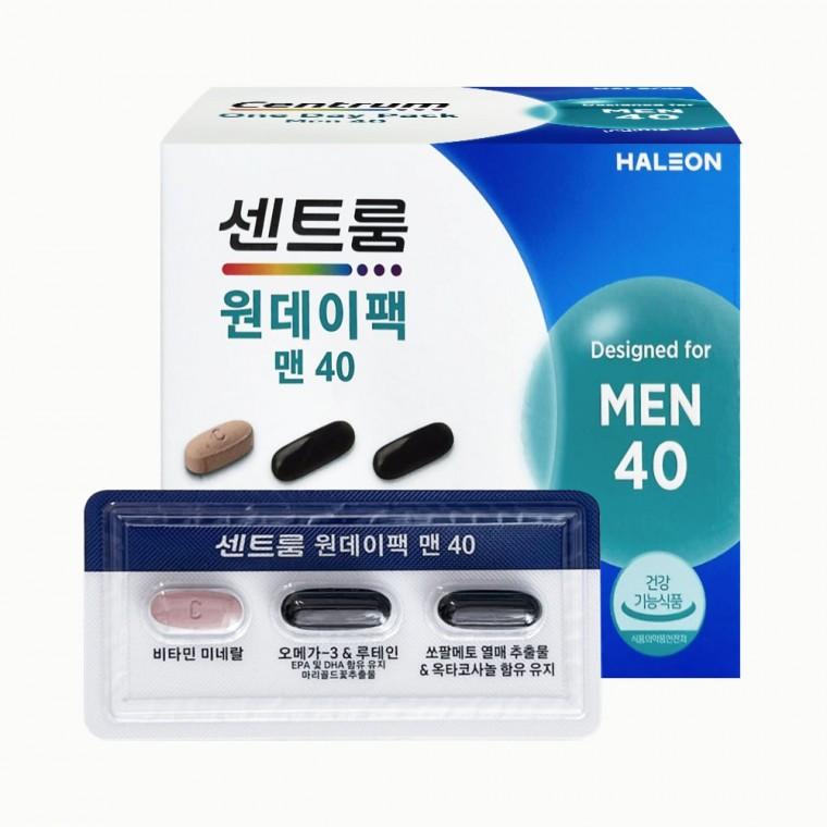 센트룸 원데이팩 맨 40 30일팩 1박스