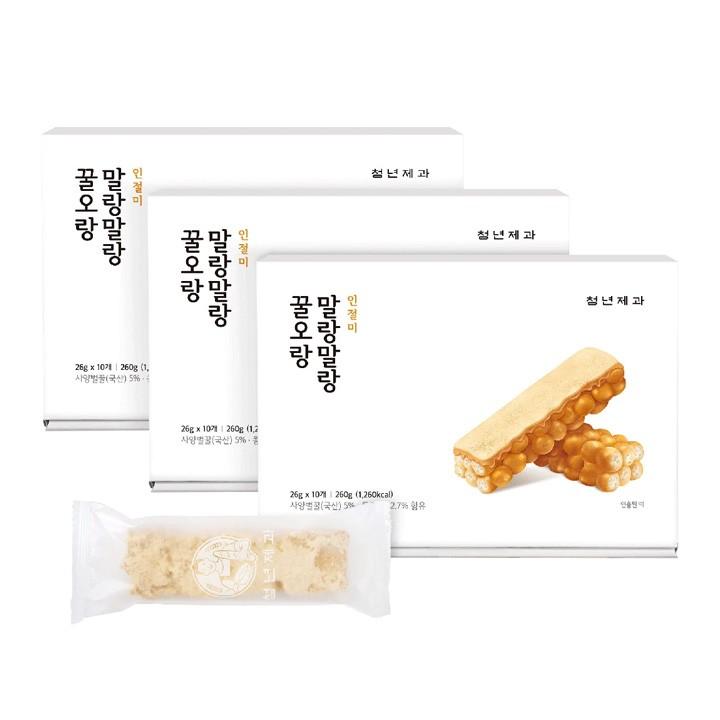 말랑말랑 꿀오랑 인절미 26g x 10 x 3
