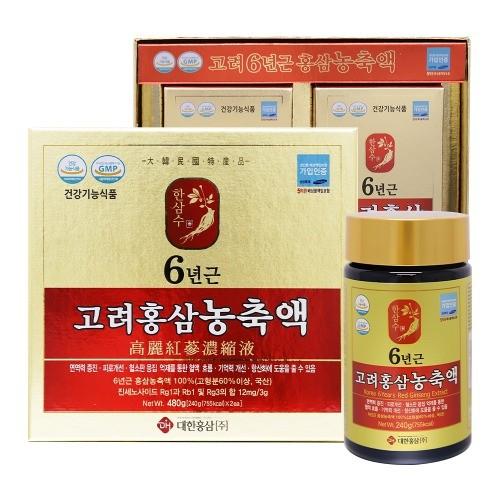 한삼수 고려6년근 홍삼농축액 240g x 2병