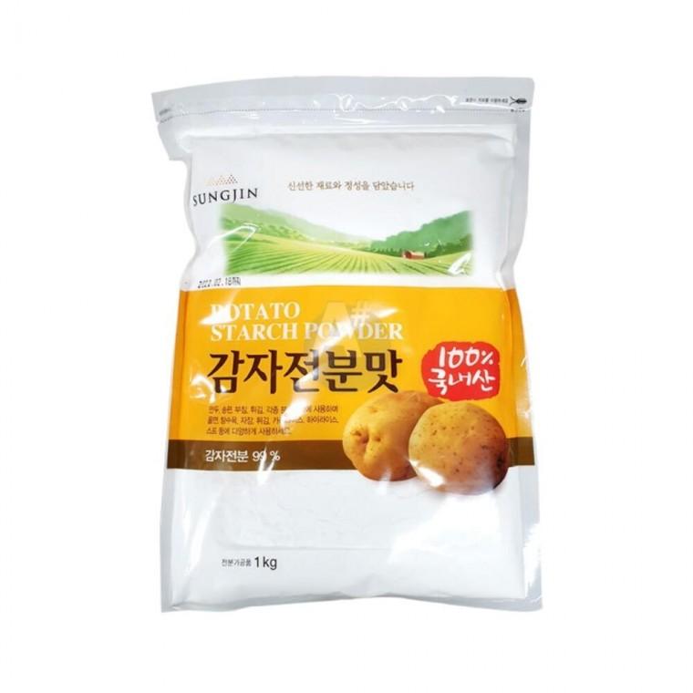 성진식품 국내산감자전분 1kg X 10개 탕수육튀김옷