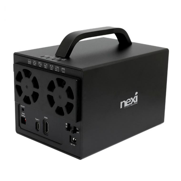 USB3.1 HDMI V1.4 C타입 GEN1 4베이 RAID 데이터 스토리지 노트북 데스크탑 PC 컴퓨터 전송속도 5GBPS