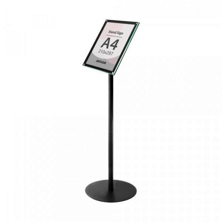 아트사인 스탠드꽂이A4(검정) 가로세로사용 4746