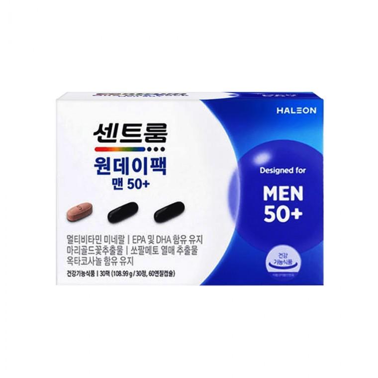 센트룸 원데이팩 맨 50+ 3633mg x 30팩 1박스