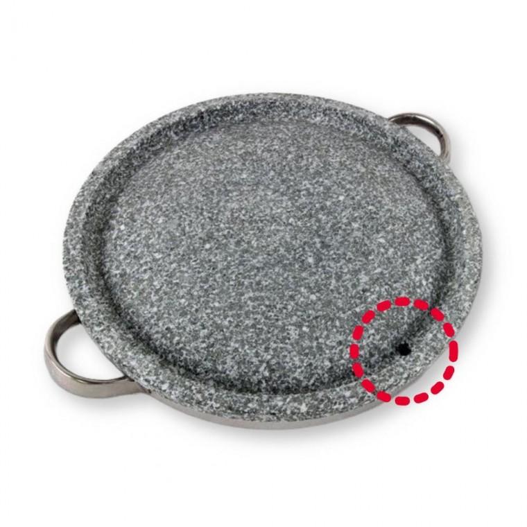 국산 곱돌 돌판 불판 고기 구이용 구멍 구이판 30cm