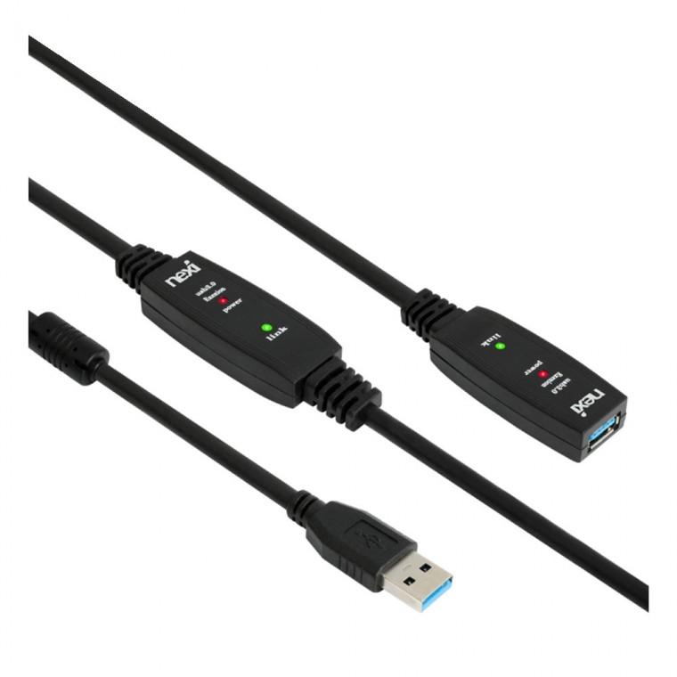 USB3.0 AM-AF 리피터 케이블 20M 노트북 PC 컴퓨터 연결 3D프린터 NAS 웹캠 인쇄기 전송속도 5GBPS