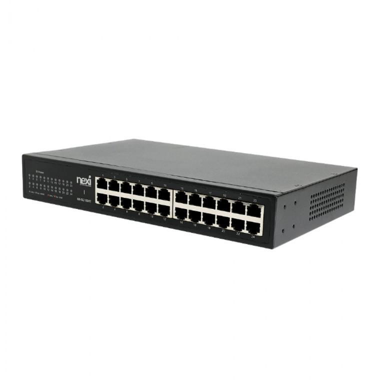24포트 기가비트 스위칭허브 RJ45 데이터전송 지연방지 무선AP 노트북 PC 컴퓨터 공유기 1GBPS 전송