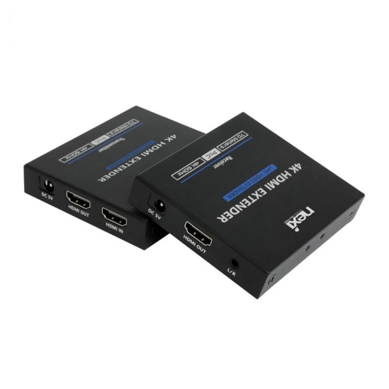 4K HDMI V2.0 익스텐더 고화질 디스플레이 2대 동시출력 노트북 데스크탑 PC 컴퓨터 전송속도 18GBPS