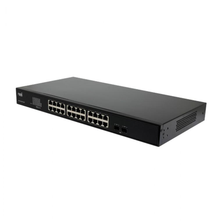24포트 2SFP 기가비트 스위칭허브 데이터 연결끊김 방지 노트북 데스크탑 PC 컴퓨터 이더넷 1000MBPS 전송
