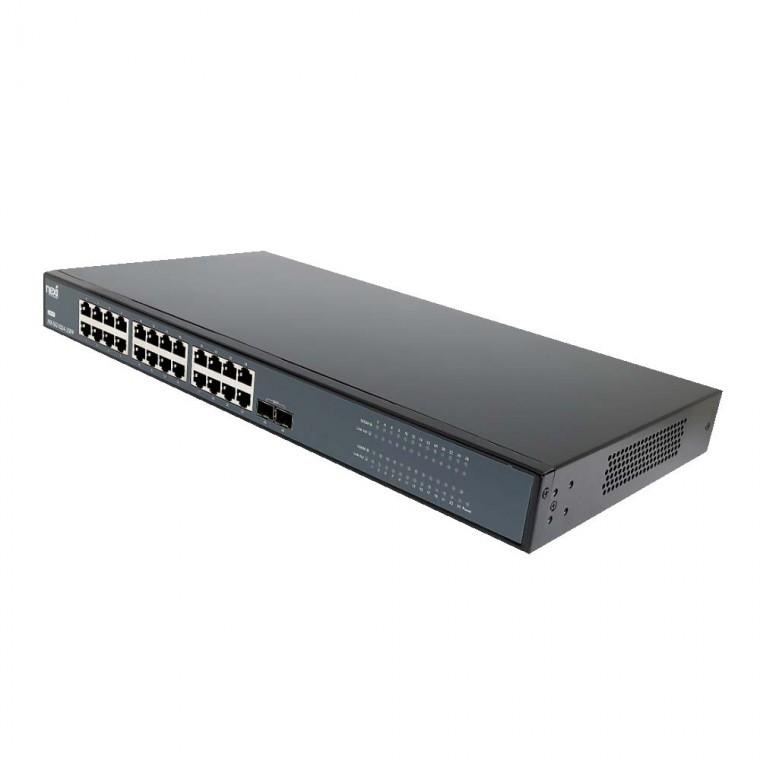 24포트 2SFP 기가비트 스위칭허브 네트워크 트래픽방지 노트북 무선AP 컴퓨터 PC 공유기 전송속도 1GBPS