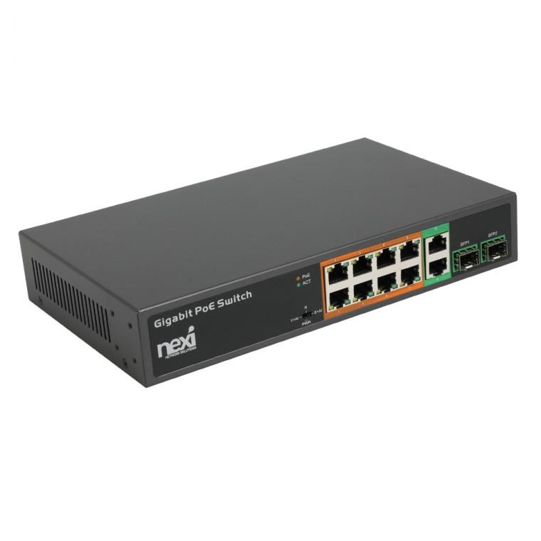 POE 기가허브스위치 SFP포트 150W 컴퓨터 PC 노트북 장거리전송 스위칭 CCTV IP카메라 산업